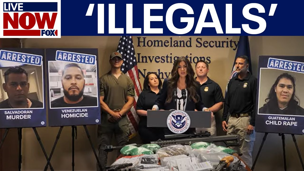 DHS Sec. Noem on arrest of 