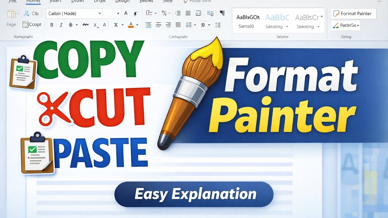 How to Use Copy, Cut, Paste and Format Painter in MS Word#like#comment#subscribe