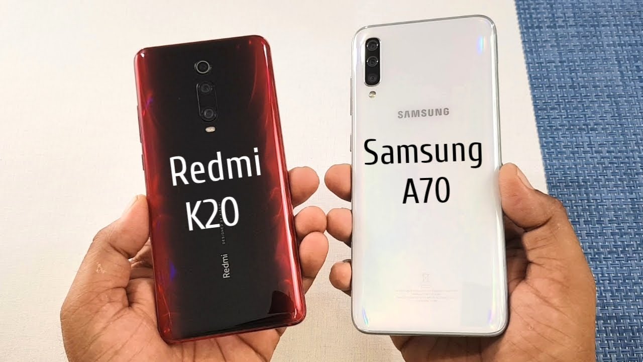 Redmi K20 vs Samsung A70 SpeedTest & Camera Comparison