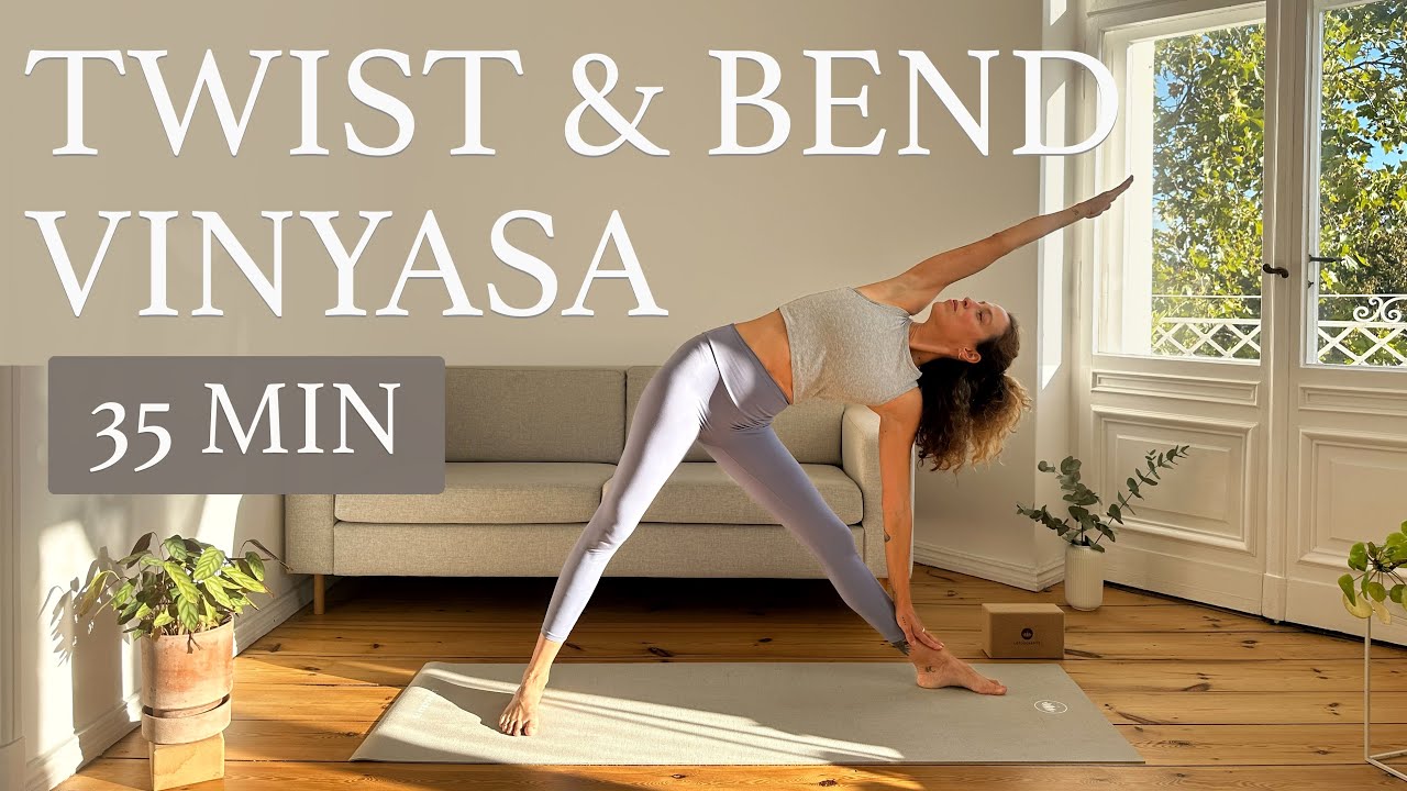 Vinyasa Flow Yoga Twist and Stretch | 35 Min Side Body Yoga Flow