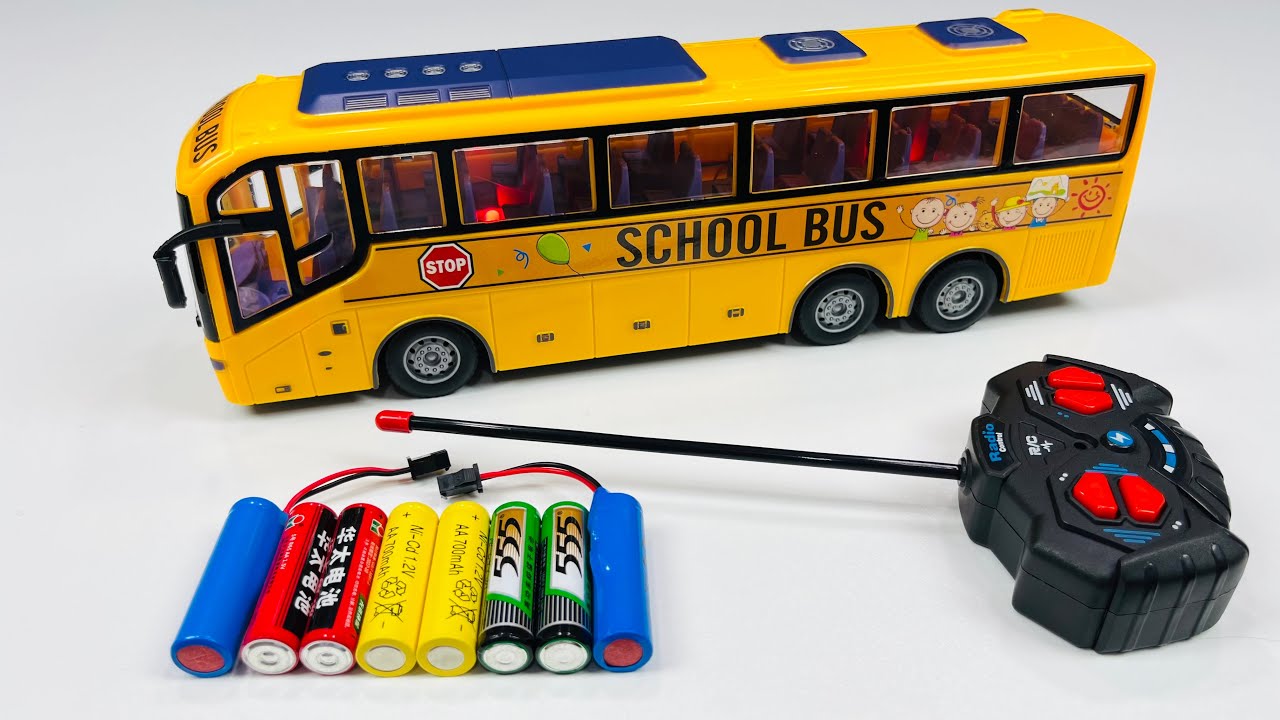 Unboxing city transportation RC trucks,remote control RC city bus,Ev City Excavator,Ev robot