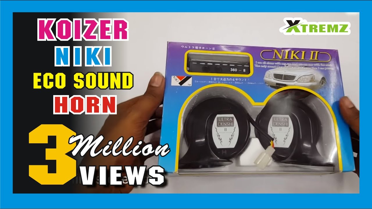 NIKI HORN Sound test (KOIZER HORN TYPE) | Taiwan Make Horn #xtremz