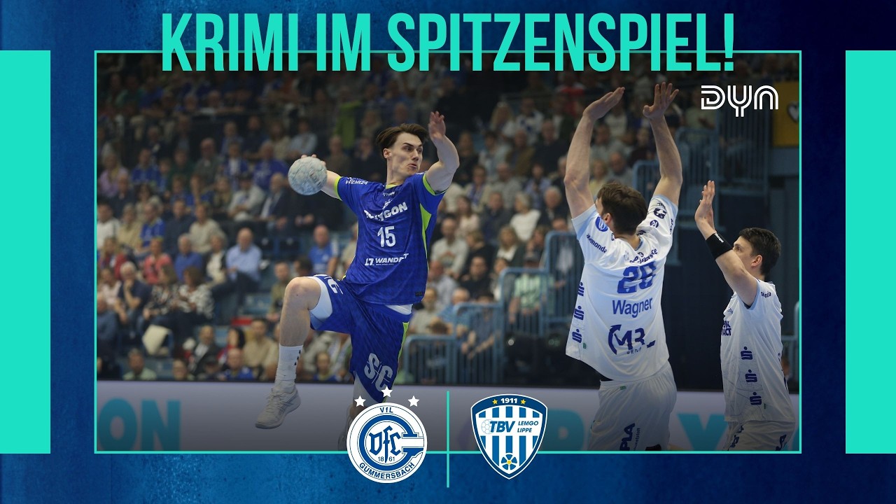 Highlights: VfL Gummersbach - TBV Lemgo Lippe (Saison 2025/26) DAIKIN HBL | Dyn Handball