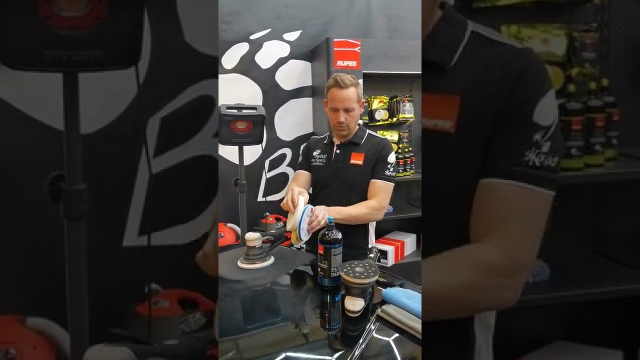 Rupes polersystem, från P1500 repor till superfinish på 25 sekunder!