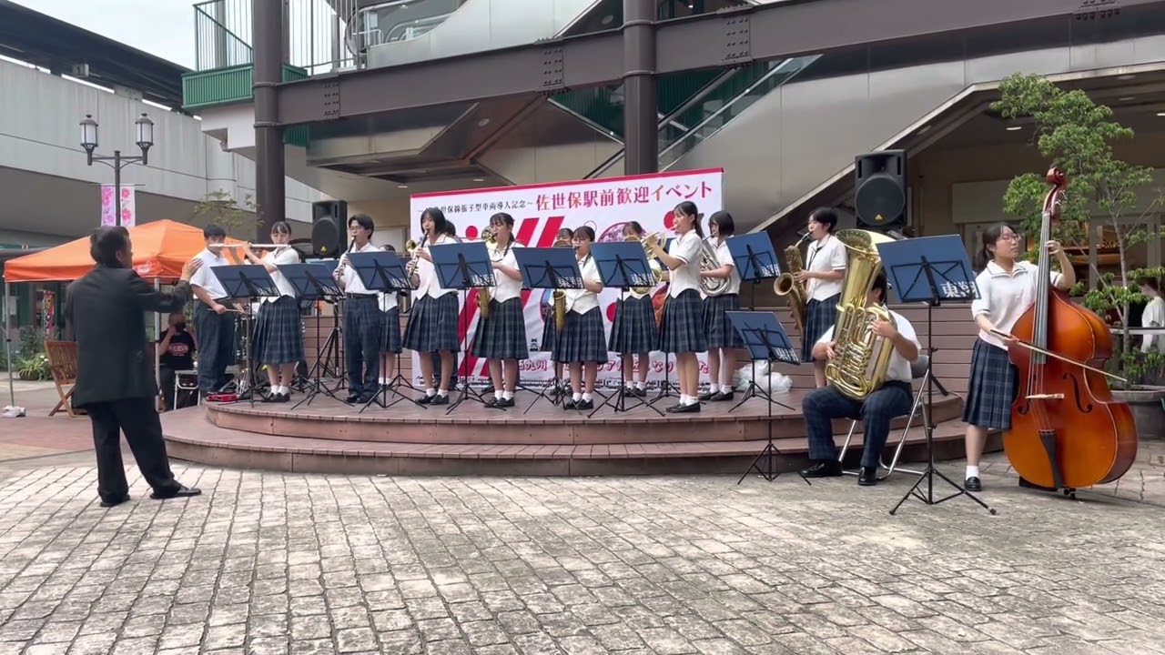 佐世保駅イベント「アルセナール」新体制佐世保東翔高校スタート！