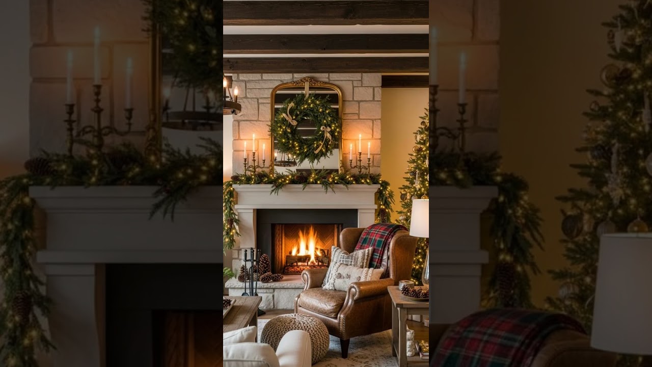 25 Best Ways To Decorate Your Fireplace For Christmas