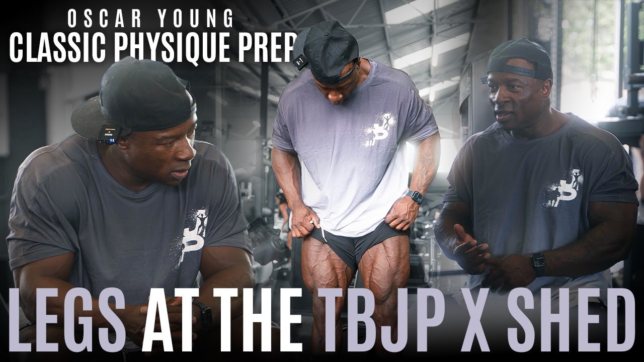 Legs At The TBJP X SHED Gym // IFBB Pro Classic Physique Prep 2024