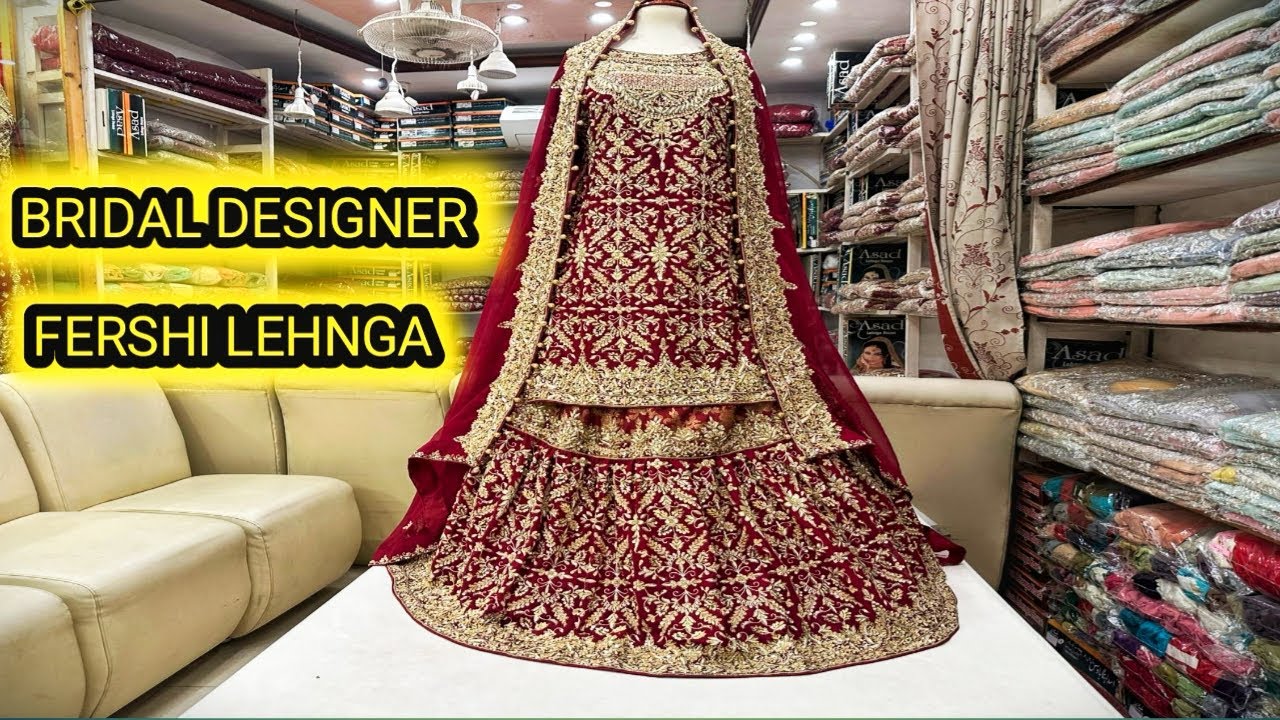 #Bridal lehnga farshi very reasonable price is now only available on asad lehnga house #***