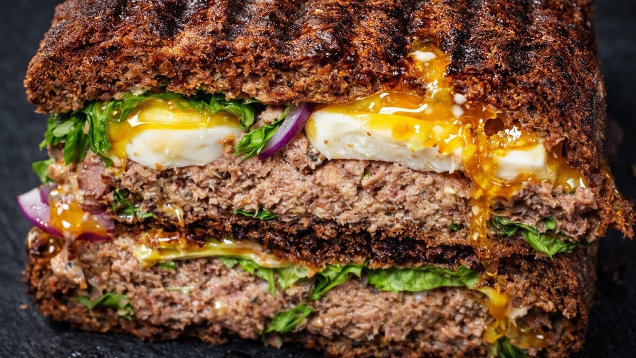 Panini Sandwich Best Street Food in the world at home! ASMR