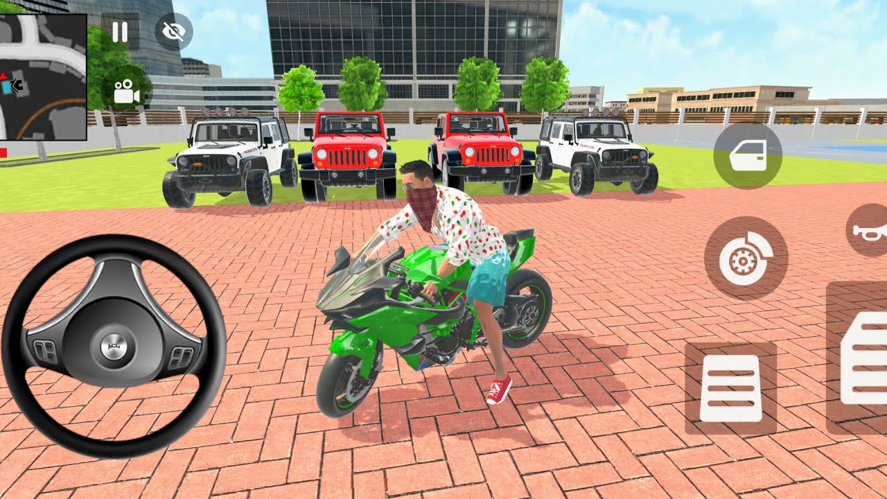 Franklin Buy 2️⃣ Jeep Wrangler and 2️⃣ Thar Roxx in Indian thept auto simulator Gameplay 🎮