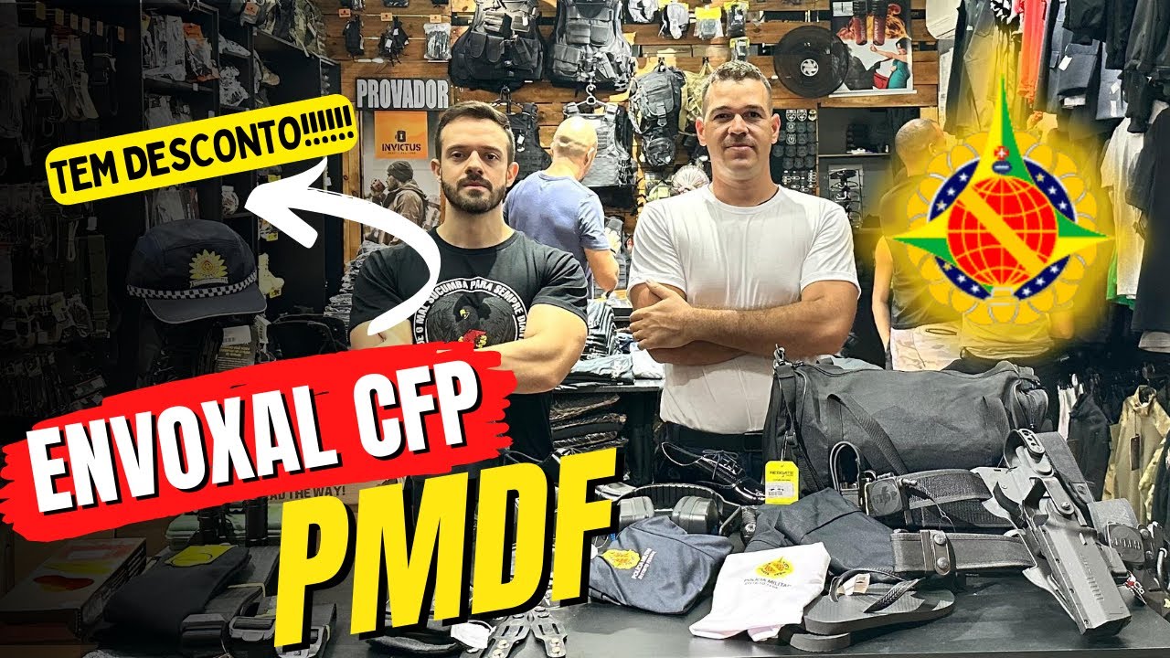 Concurso PMDF SOLDADO: ENXOVAL do CPF na LACUSTRE TATICAL com DESCONTO!
