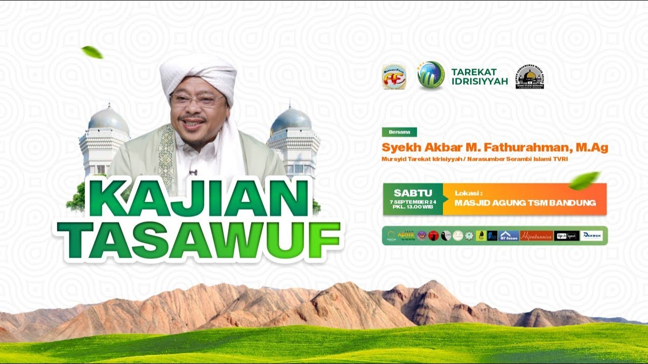 🔴[LIVE] Kajian Tasawuf Masjid Agung Trans Studio Bandung  @SyekhFathurahman
