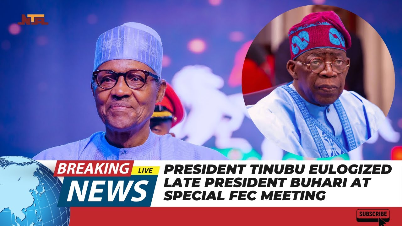 President Tinubu Eulogized Late President Buhari at Special FEC Meeting
