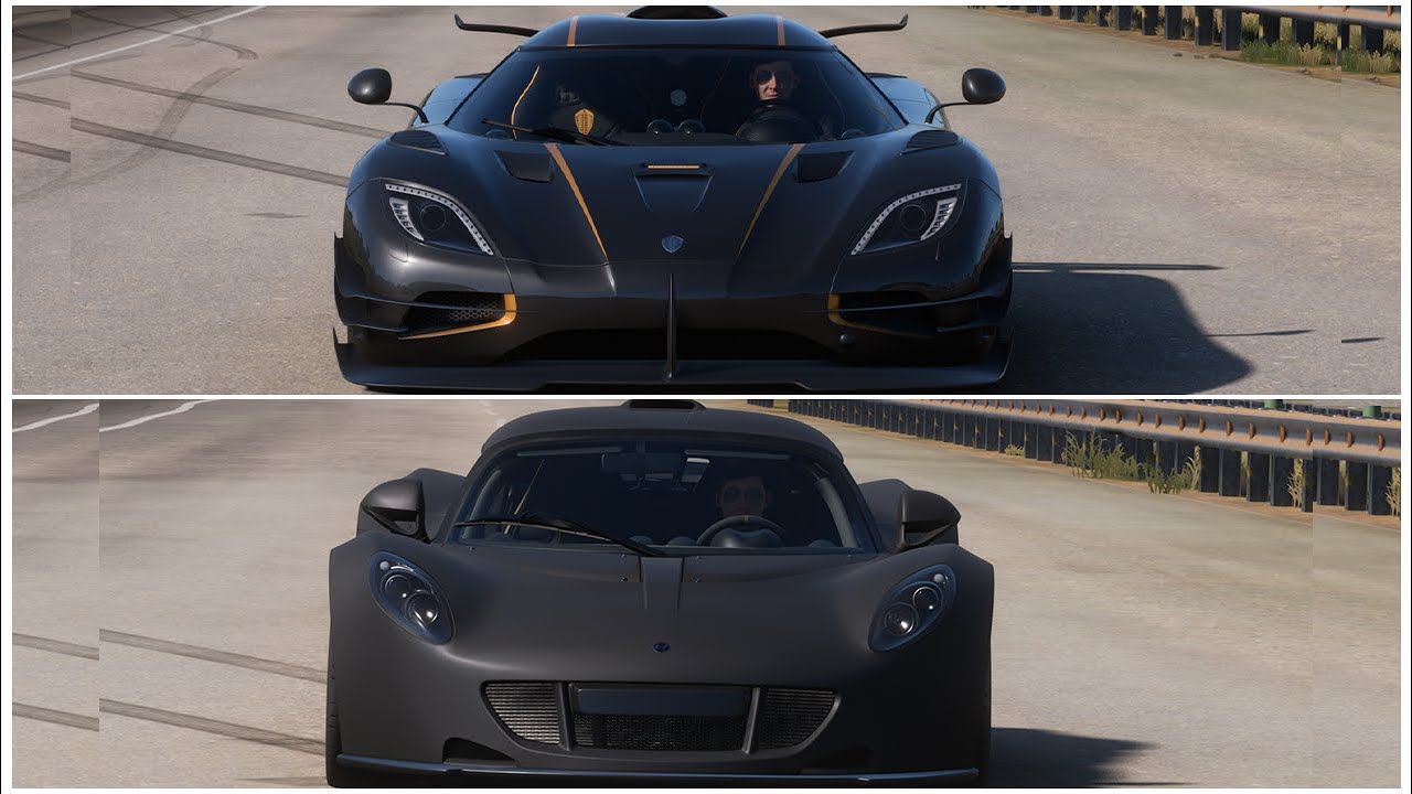Koenigsegg One:1 vs Hennessey Venom GT | Top Speed Comparison | Forza Horizon 5
