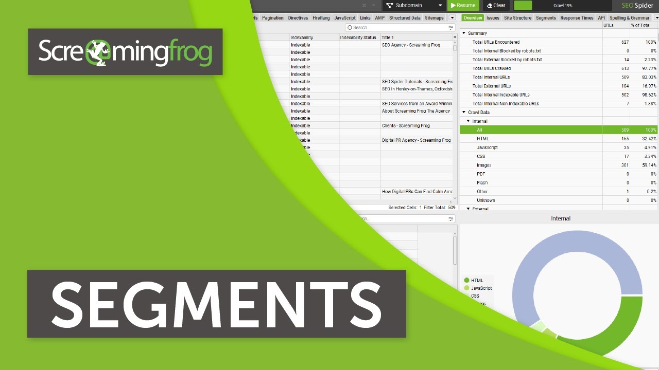 How to Segment A Crawl - Screaming Frog SEO Spider