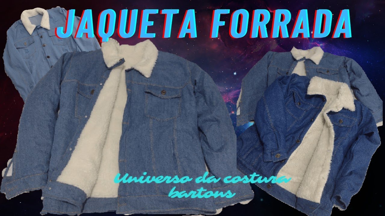 Jaqueta jeans forrada com carneirinho quentinho. Cleber Bartole