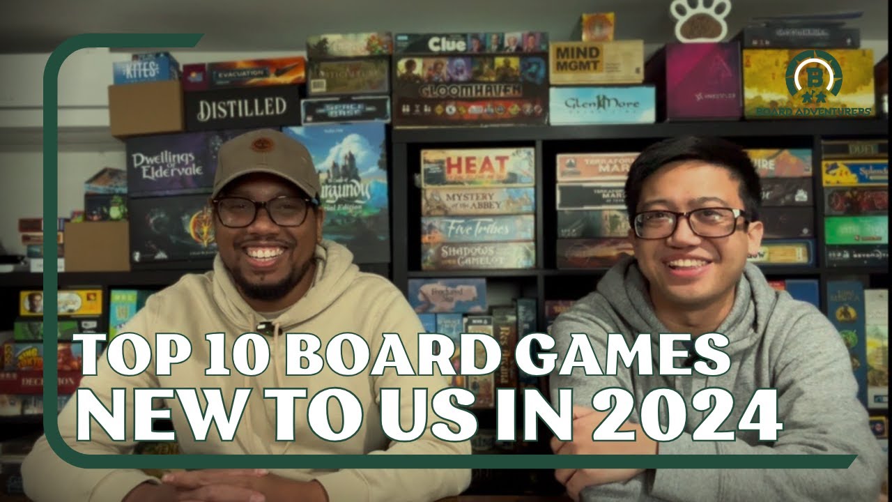 Top 10 Board Games New To Us in 2024