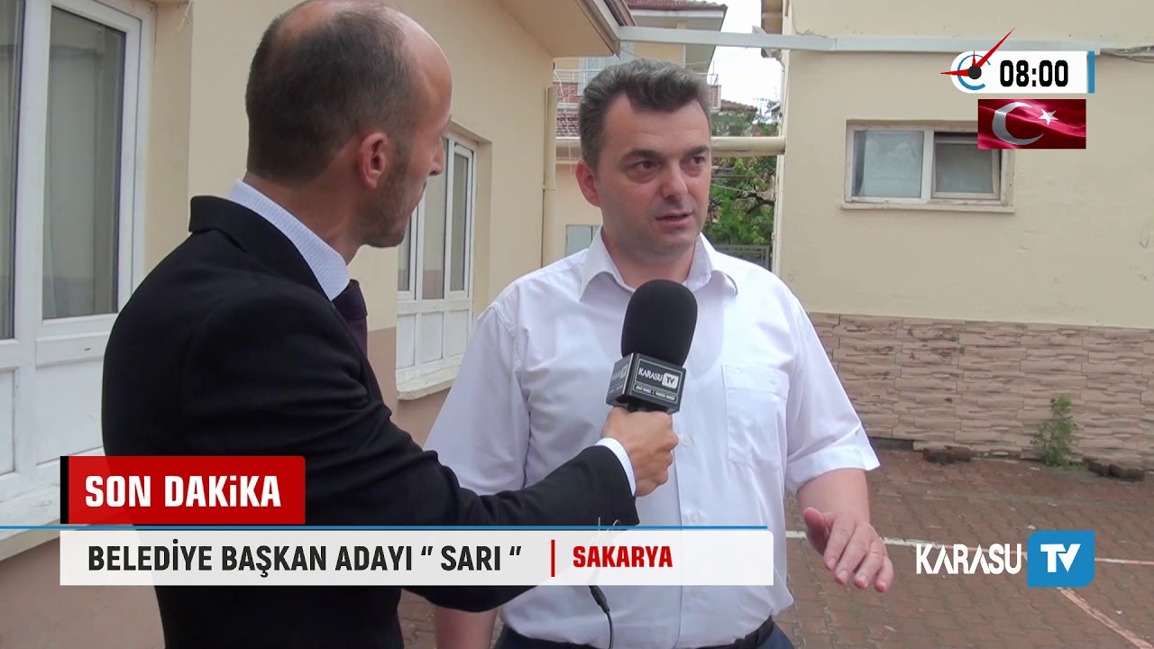 Karasu Belediye Başkan Adayı İshak SARI.