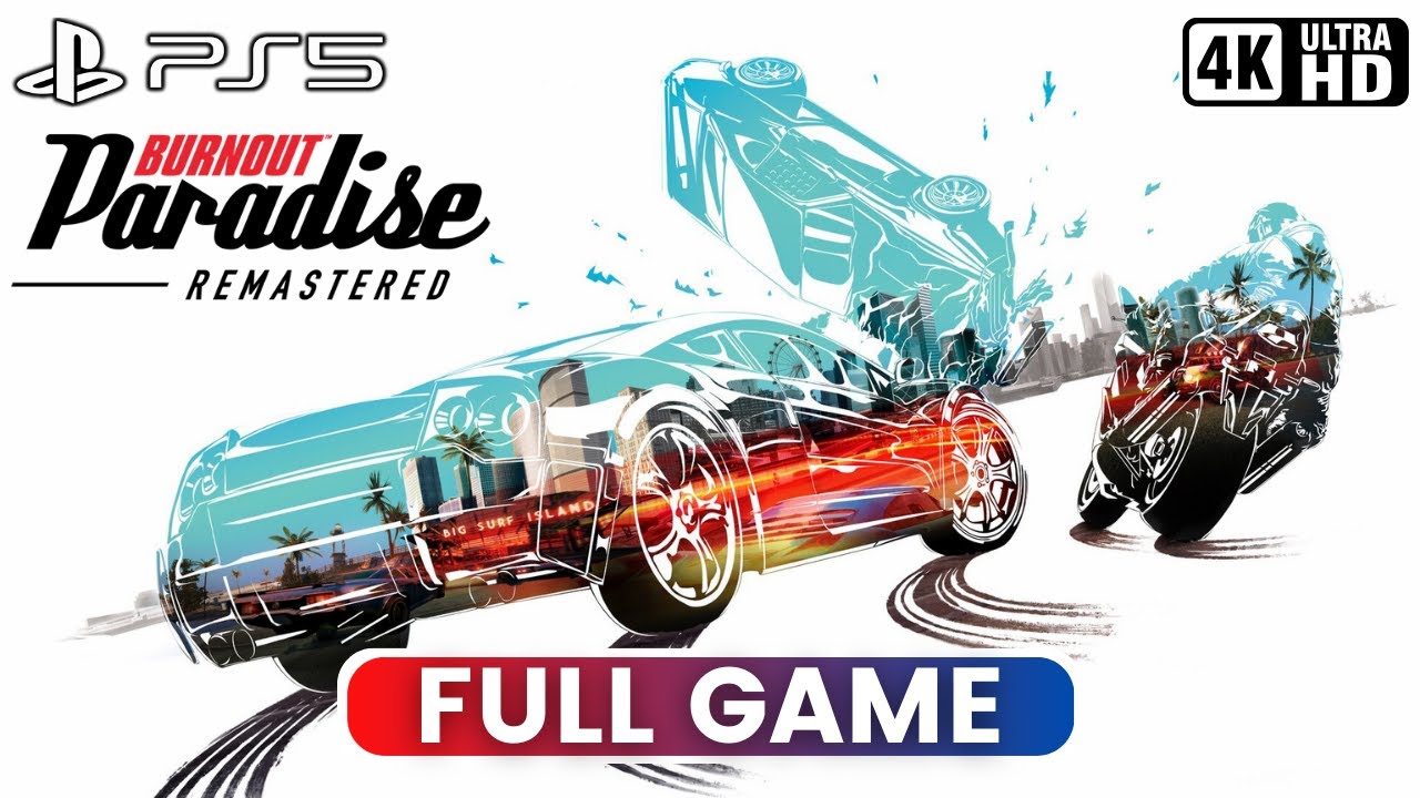 BURNOUT PARADISE REMASTERED | Полная игра (Геймплей PS5 4K 60FPS)