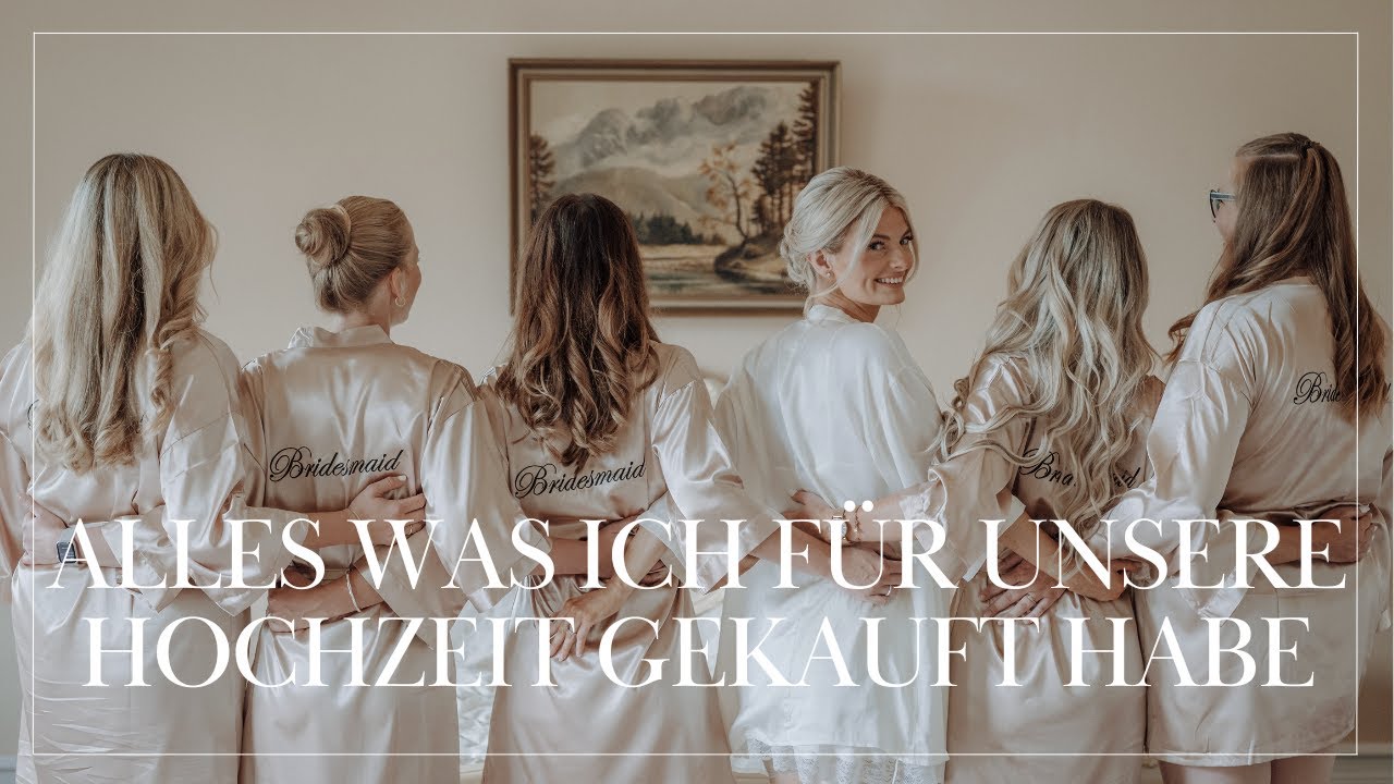 ALLES WAS ICH FÜR UNSERE HOCHZEIT GEKAUFT HABE | theglazedblonde