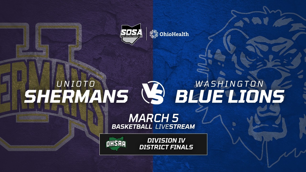 BB D IV DISTRICT FINAL - Washington Blue Lions vs Unioto Shermans