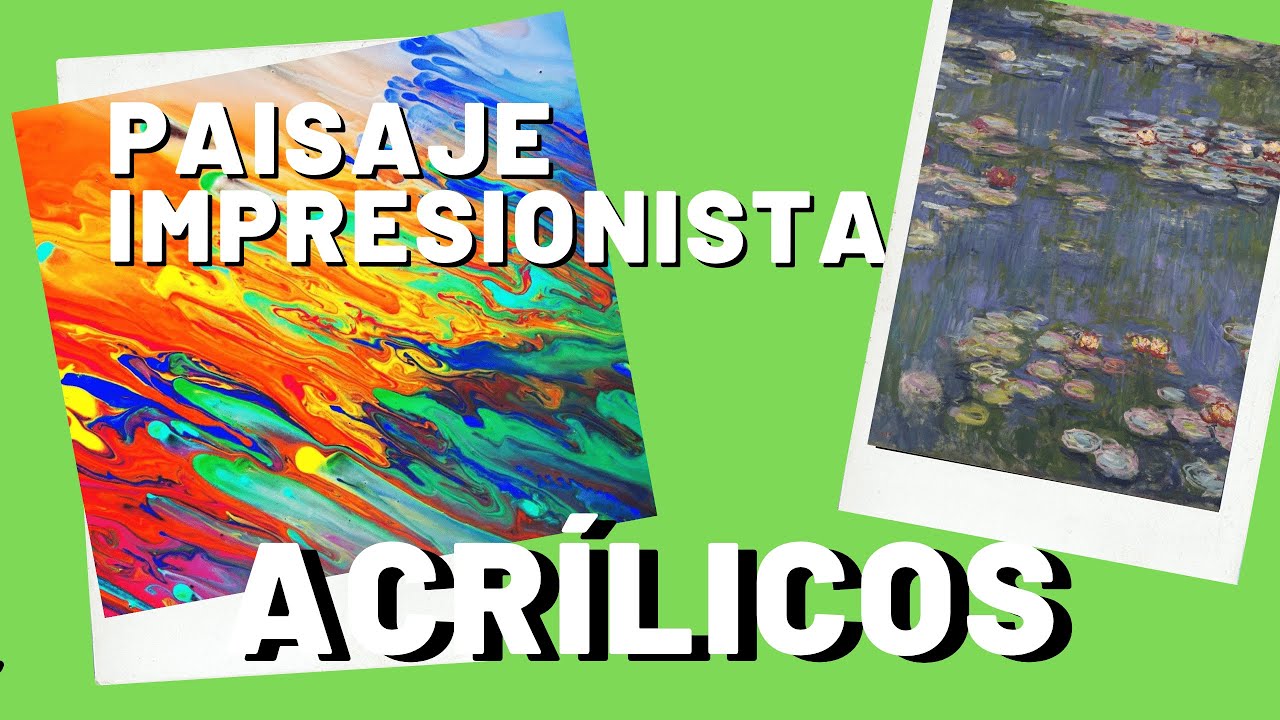COMO PINTAR CON ACRILICOS 🌸 | Consejos para principiantes | Paisaje impresionista | FACIL