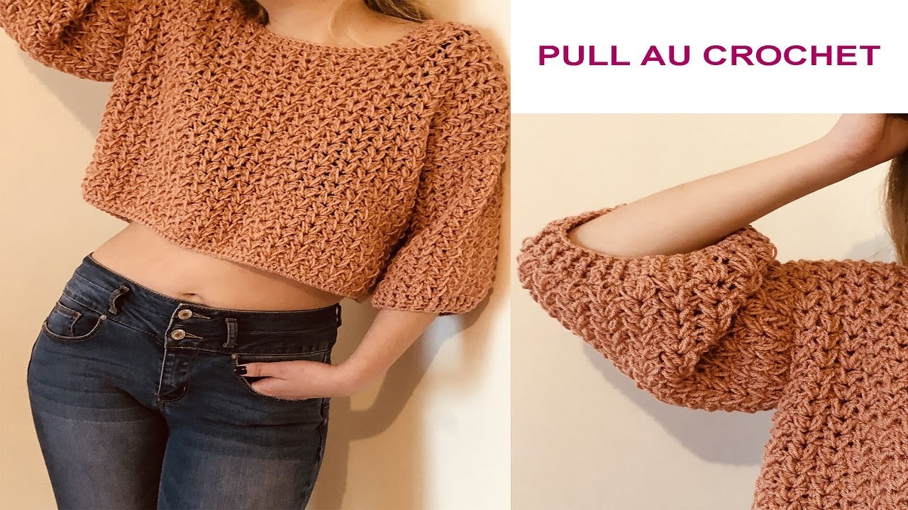 Tutoriel pull au crochet ☆Point relief 