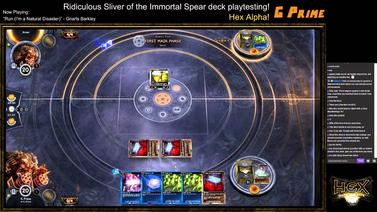 Sliver of the Immortal Spear winning a game!