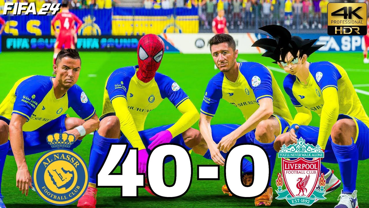 FIFA 24 | SPIDER-MAN, LEWANDOWISKI, GOKU, RONALDO AND ALLSTARS PLAYING TOGETHER