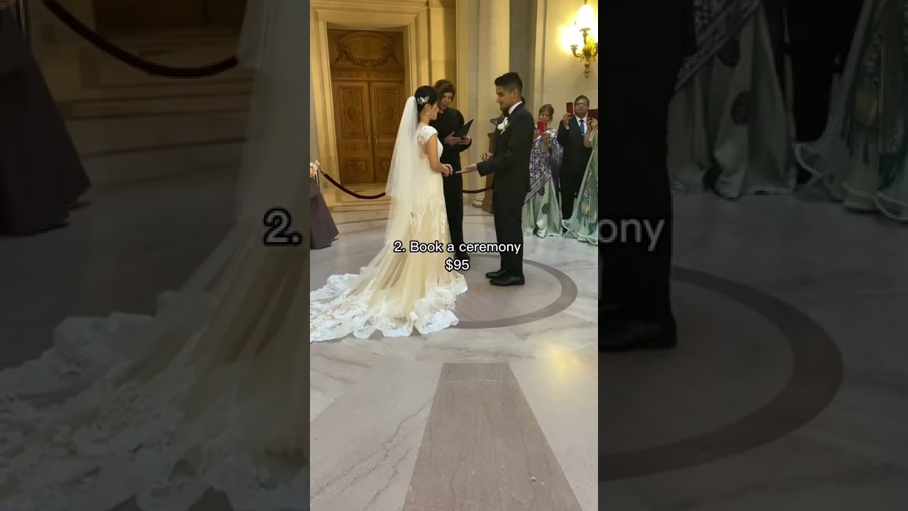 Wedding on a budget at City Hall