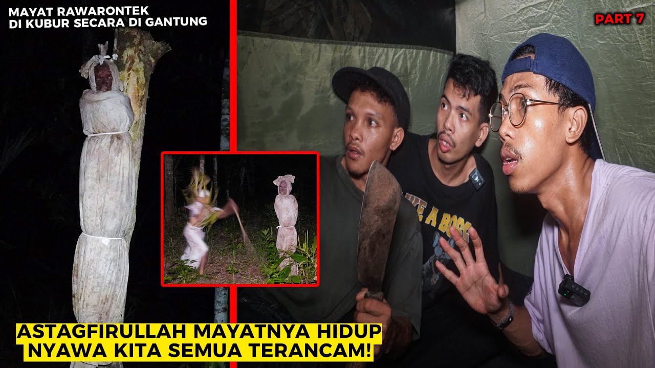 NEKAT CAMPING DI BAWAH JASAD RAWA RONTEK! POCONGNYA HIDUP KEMBALI!