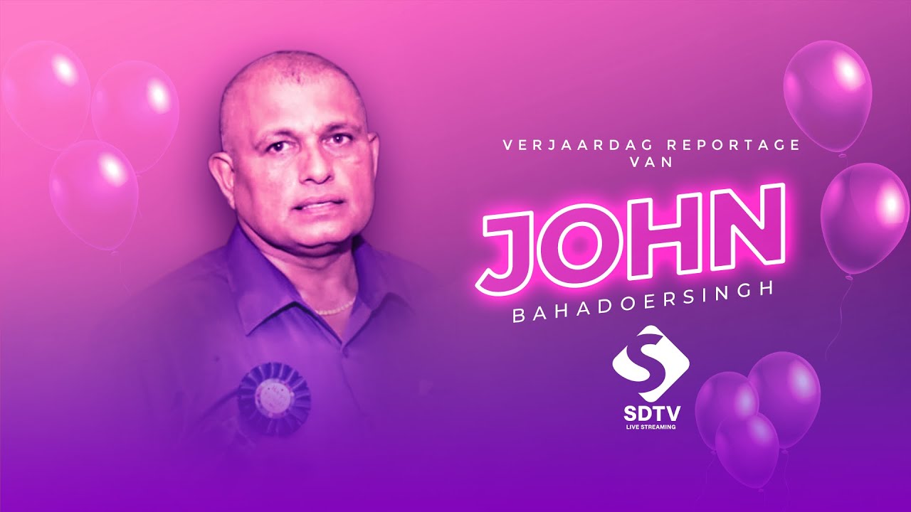Verjaardag Reportage van John D. Bahadoersingh