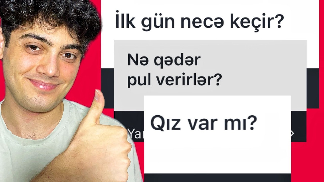 Birinci Kurslar Bu Videoya Baxmalıdır! Universtetə Girənlərə Tövsiyyələr
