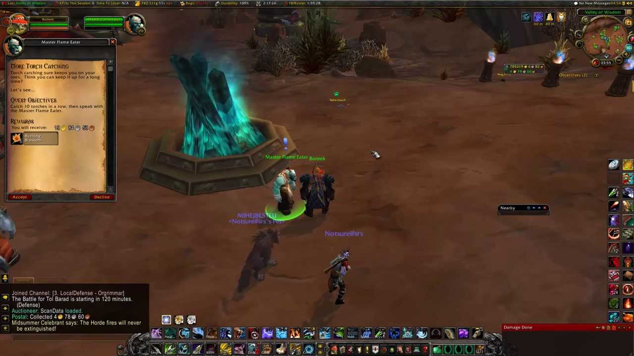 WoW: More Torch Catching Quest