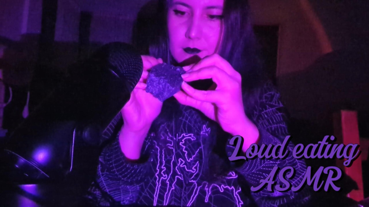 ASMR Edible Coal (loud asmr)