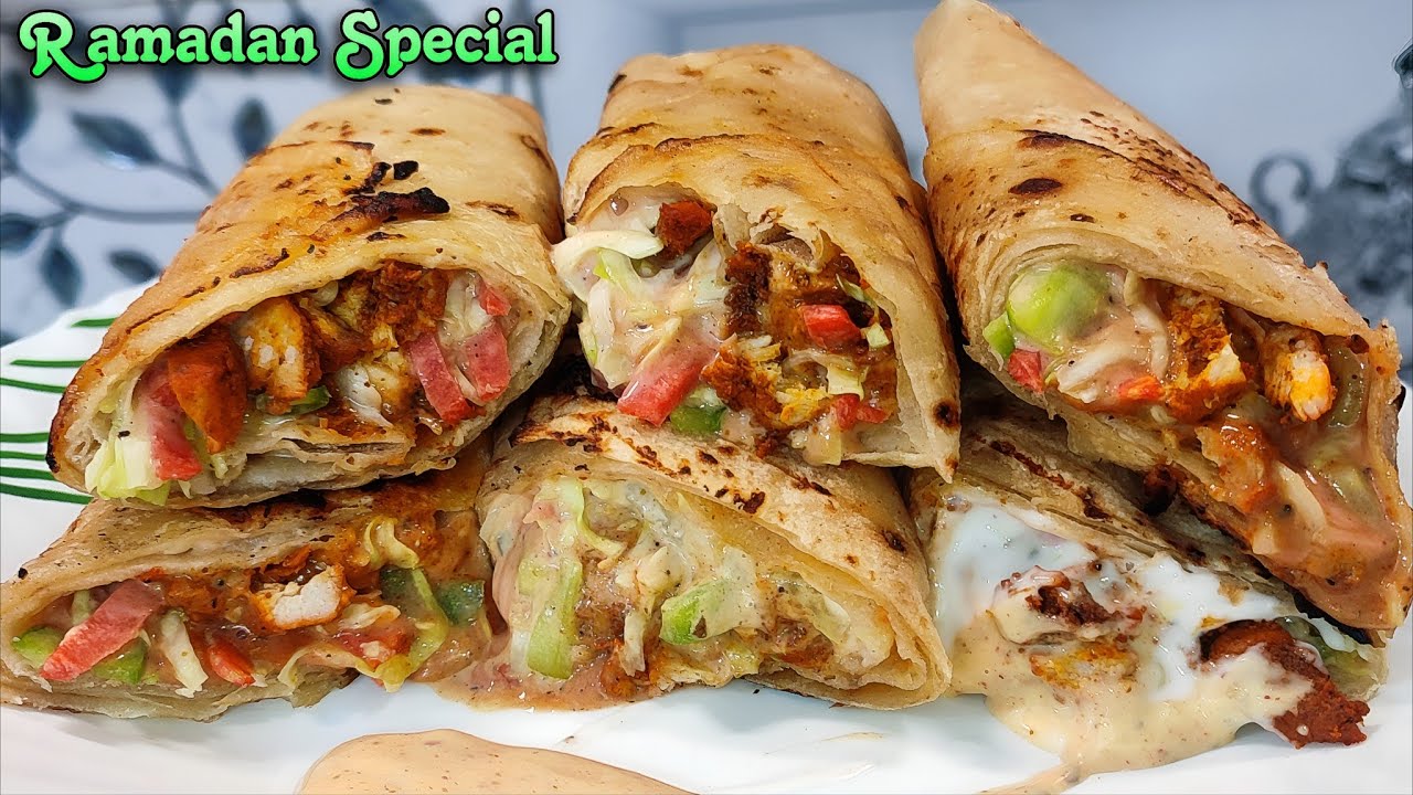 Chicken Charcoal Shawarma | Chicken Wrap Recipe | Ramazan Special | Ruksana Cook