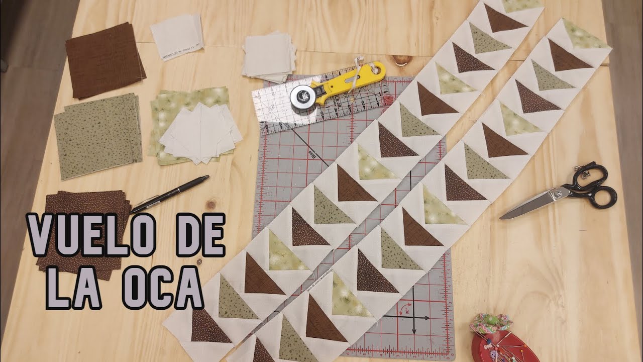 Técnica Vuelo de la Oca | Patchwork | Andrea Miani