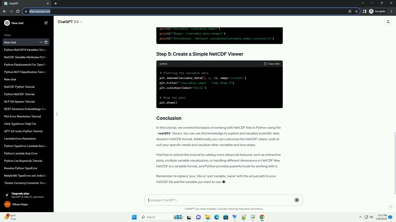 netcdf viewer python