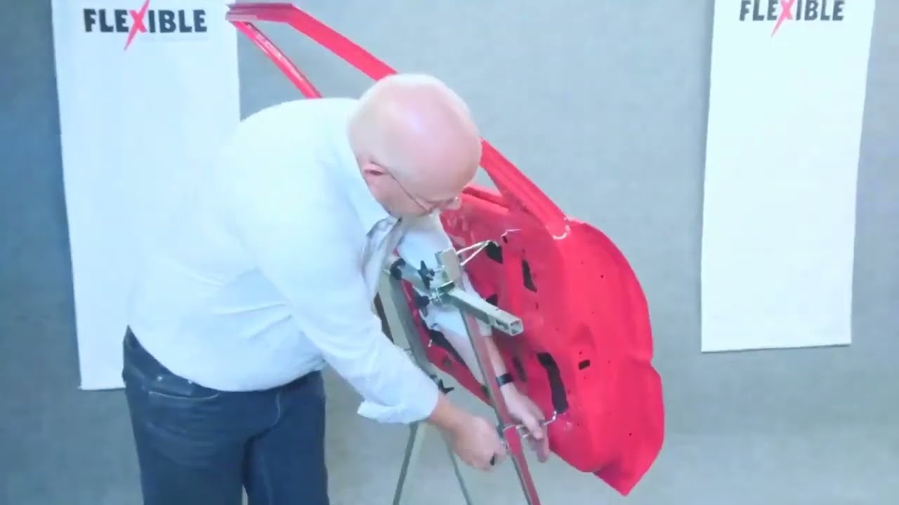 EasyFlex - The Most Flexible All-In-One Parts & Paint Stand for Auto Body Shops & Spray Paint Booths