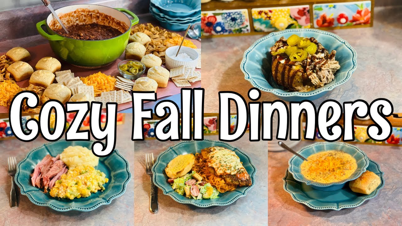 5 FAVORITE FALL DINNERS | Easy Family Meal Ideas | October 2024
