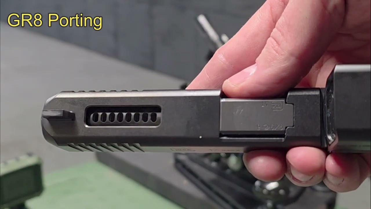 Glock 17 Gen 6 Recoil & Velocity Testing - Stock vs GR8 Porting 