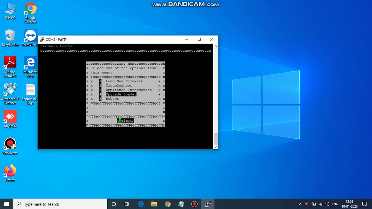 Password breaking and reseting sophos firewall xg 115