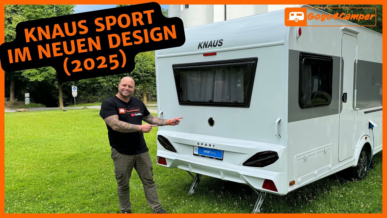 Der neue Knaus Sport 2025 - neues Design, leichter und auch noch günstiger [neue Wohnwagen 2025]