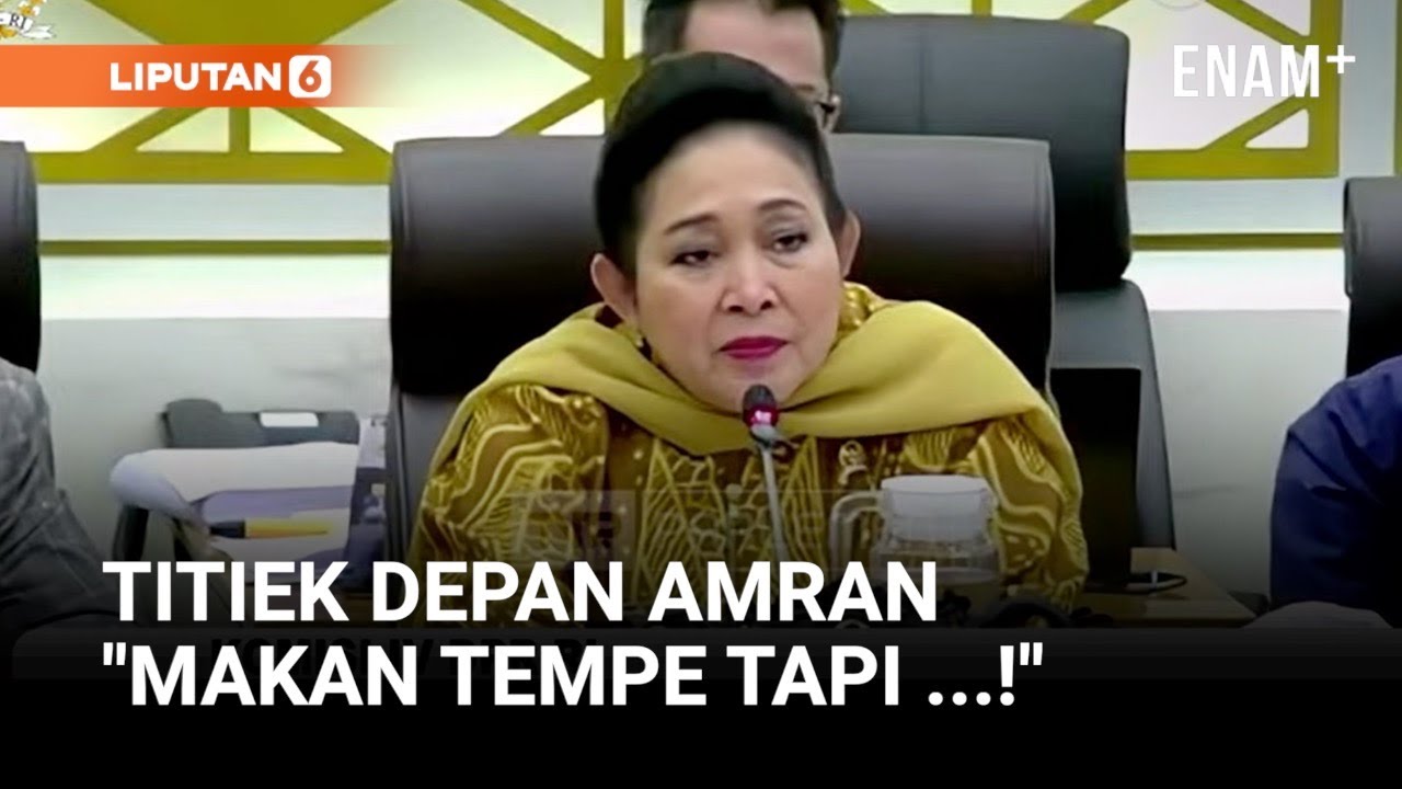 Keras! Titiek Blak blakan Depan Mentan Amran: Tiap Hari Makan Tempe Tapi Kedelai Impor! | Liputan6