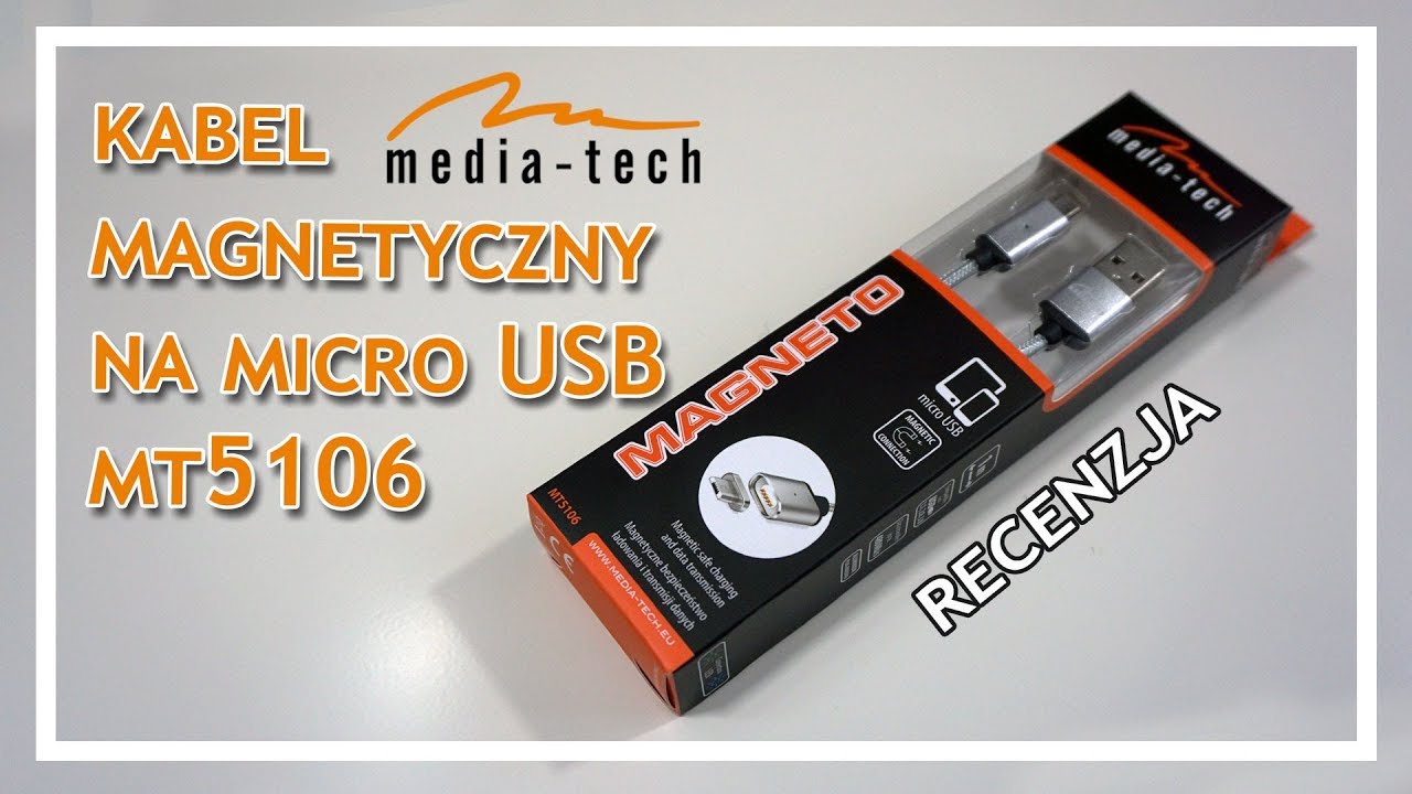 Kabel magnetyczny na micro USB Media-Tech MT5106 | RECENZJA