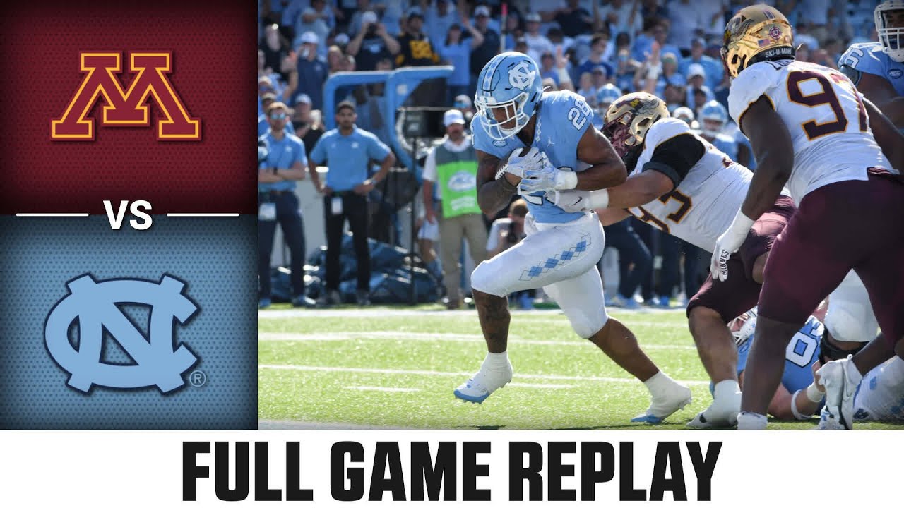 Minnesota vs. North Carolina Full Game Replay | 2023 ACC Football