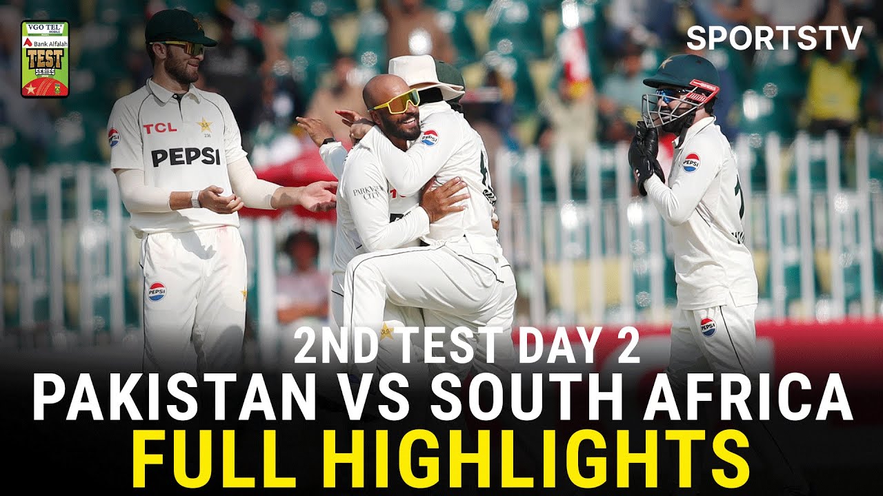 Full Highlights | Pakistan vs South Africa Test Series 2025 | 2nd Test Day 2 | PCB | M3U1U