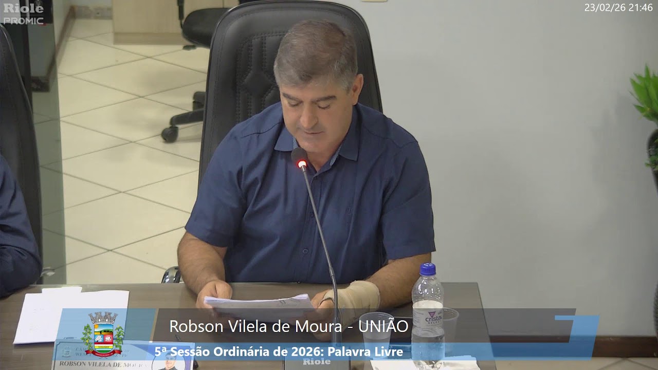 5ª Sessão Ordinária de 2026 - CÂMARA MUNICIPAL DE WENCESLAU BRAZ/PR