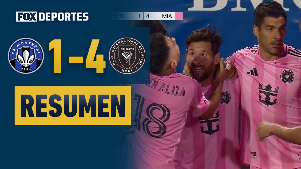 🤩😎 DOBLETE DE MESSI EN SU VUELTA | CF Montréal 1-4 Inter Miami | HIGHLIGHTS | MLS 2025