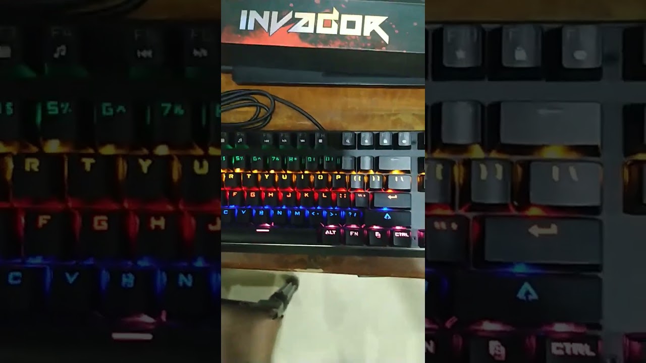 My new gaming mechanical keyboard redgear mk881